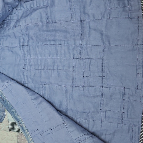 Free People We The Free Heritage Quilted Shirt Jacket Hay Tint Wash - Picture 11 of 16